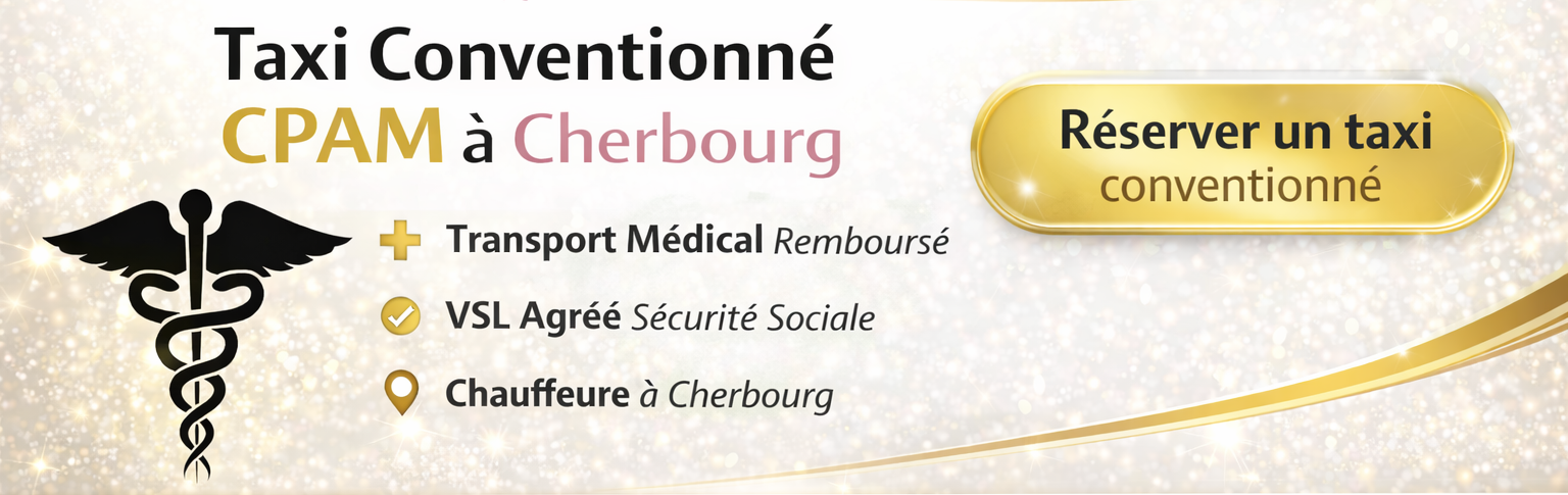 Taxi conventionné CPAM à Cherbourg